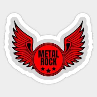 MetalRock cwing Sticker